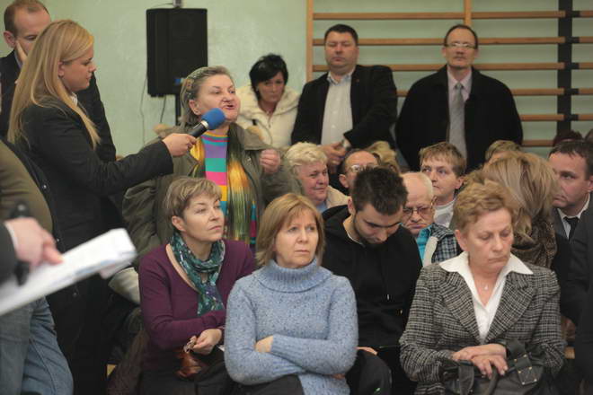 Spotkanie prezydenta Adamowicza z mieszkańcami Olszynki