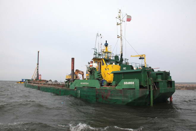 PRCiP przebudowuje wschodni falochron Portu Gdańsk