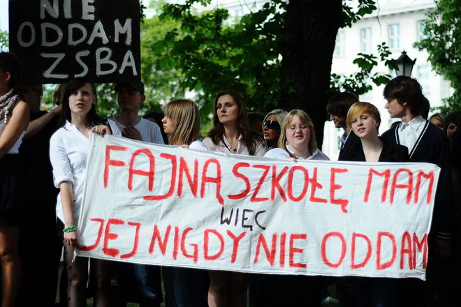 Protest w obronie ZSBA_08
