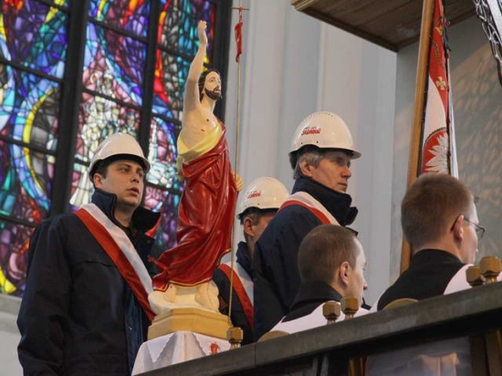 Msza w Bazylice Mariackiej