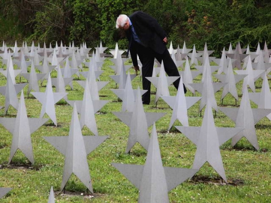 Uroczystości na cmentarzu żołnierzy radzieckich