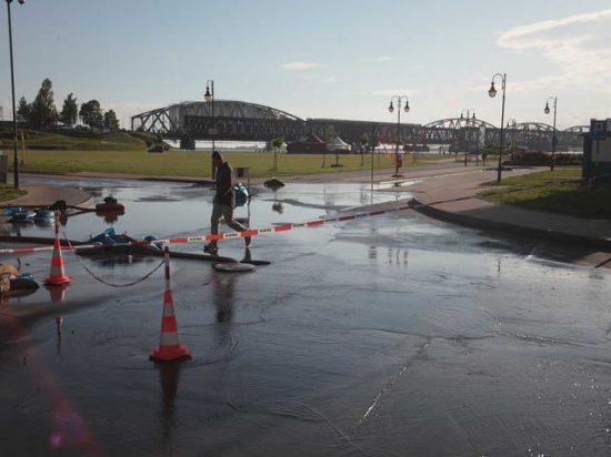 Sytuacja w Bałdowie i Tczewie rano 25-05-2010