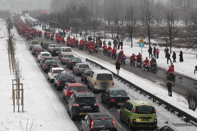 Mikołaje na motorach 2010