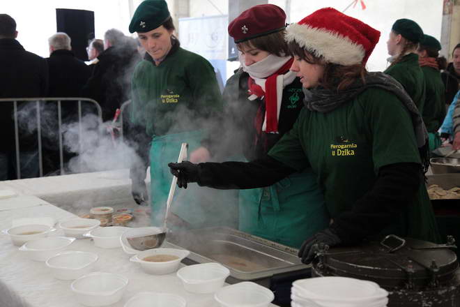 Wigilia 2010 dla bezdomnych