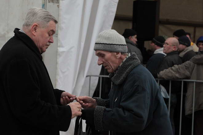 Wigilia 2010 dla bezdomnych