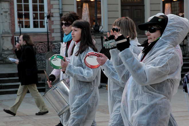 Protest przeciw budowie elektrowni atomowej