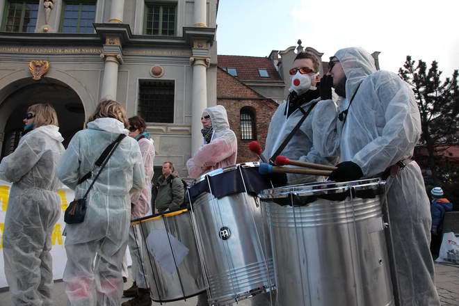 Protest przeciw budowie elektrowni atomowej