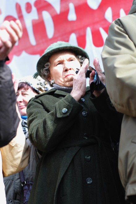 Protest Sekcji Emerytów i Rencistów NSZZ „Solidarność”