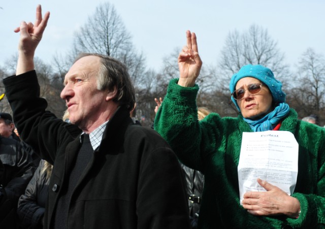 Protest Sekcji Emerytów i Rencistów NSZZ „Solidarność”