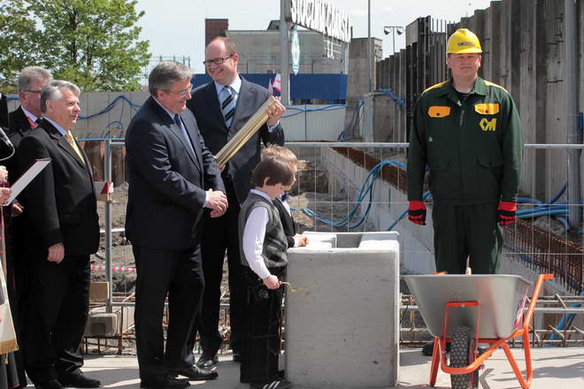 Wmurowanie kamienia wegielnego ECS_09