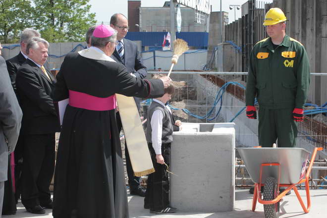 Wmurowanie kamienia wegielnego ECS_12