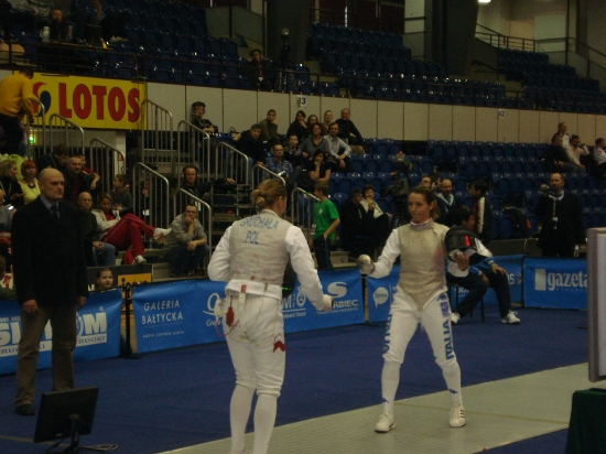 Walka Sylwii Gruchały z Valentiną Vezzali