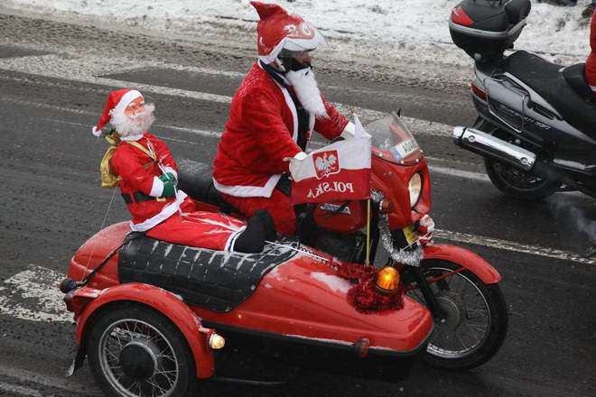 Mikołaje na motorach 2010