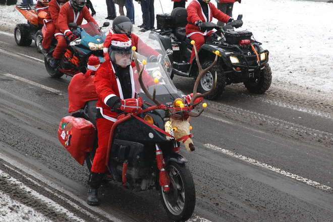 Mikołaje na motorach 2010