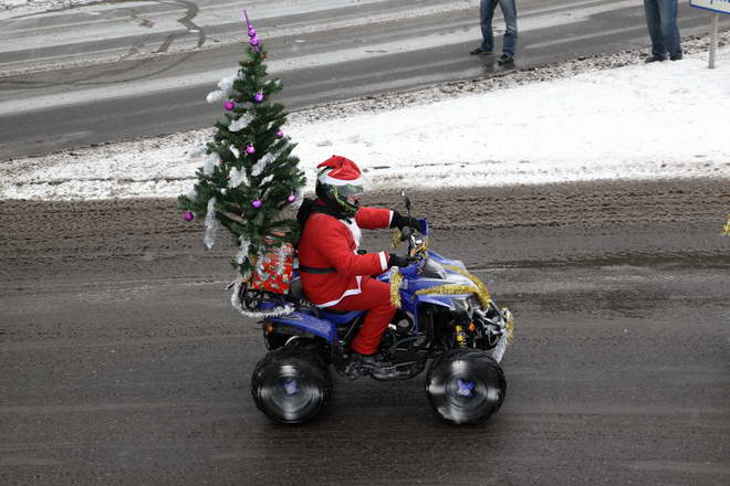 Mikołaje na motorach 2010
