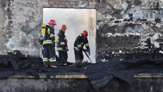 Pożar we Wrzeszczu