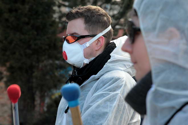 Protest przeciw budowie elektrowni atomowej