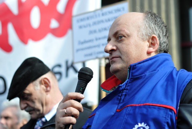 Protest Sekcji Emerytów i Rencistów NSZZ „Solidarność”