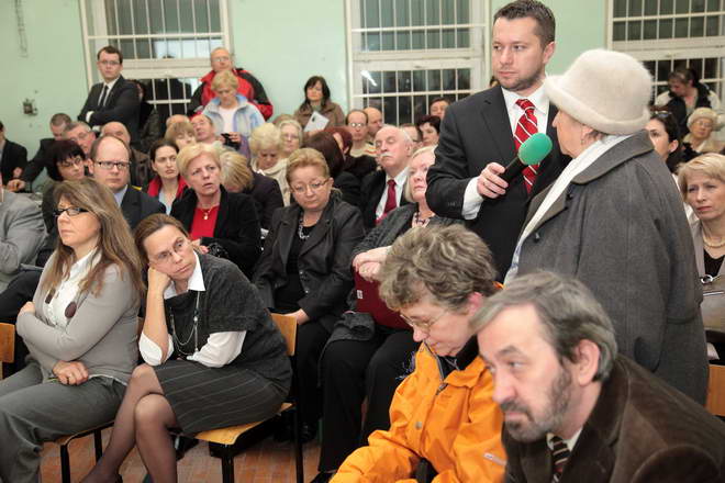 Spotkanie prezydenta Adamowicza z mieszkańcami Olszynki