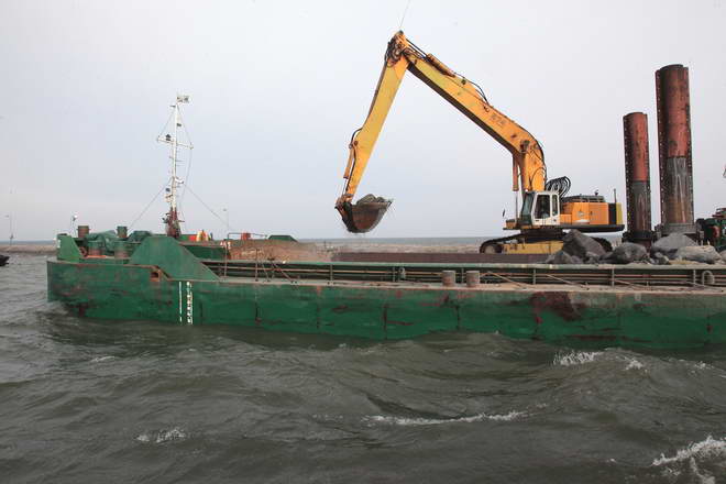 PRCiP przebudowuje wschodni falochron Portu Gdańsk