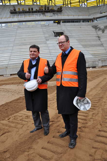 Prezydent Adamowicz z wityta na PGE Arena_13