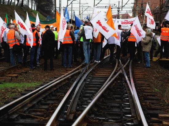 Protest kolejrzy