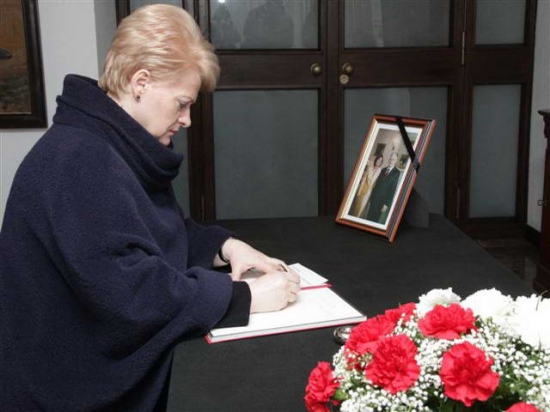 Uroczystości żałobne w Wilnie
