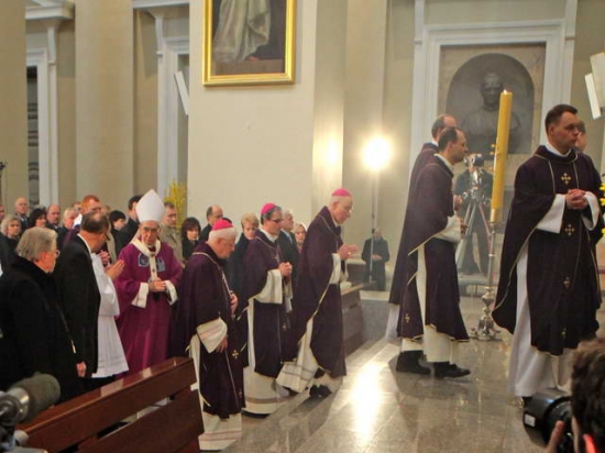 Uroczystości żałobne w Wilnie