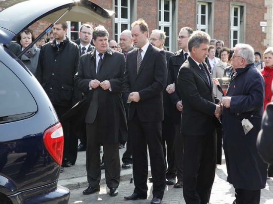 Przeniesienie trumny Macieja Płażyńskiego do Bazyliki Mariackiej