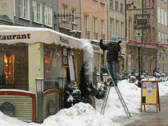 Gdańsk zimą