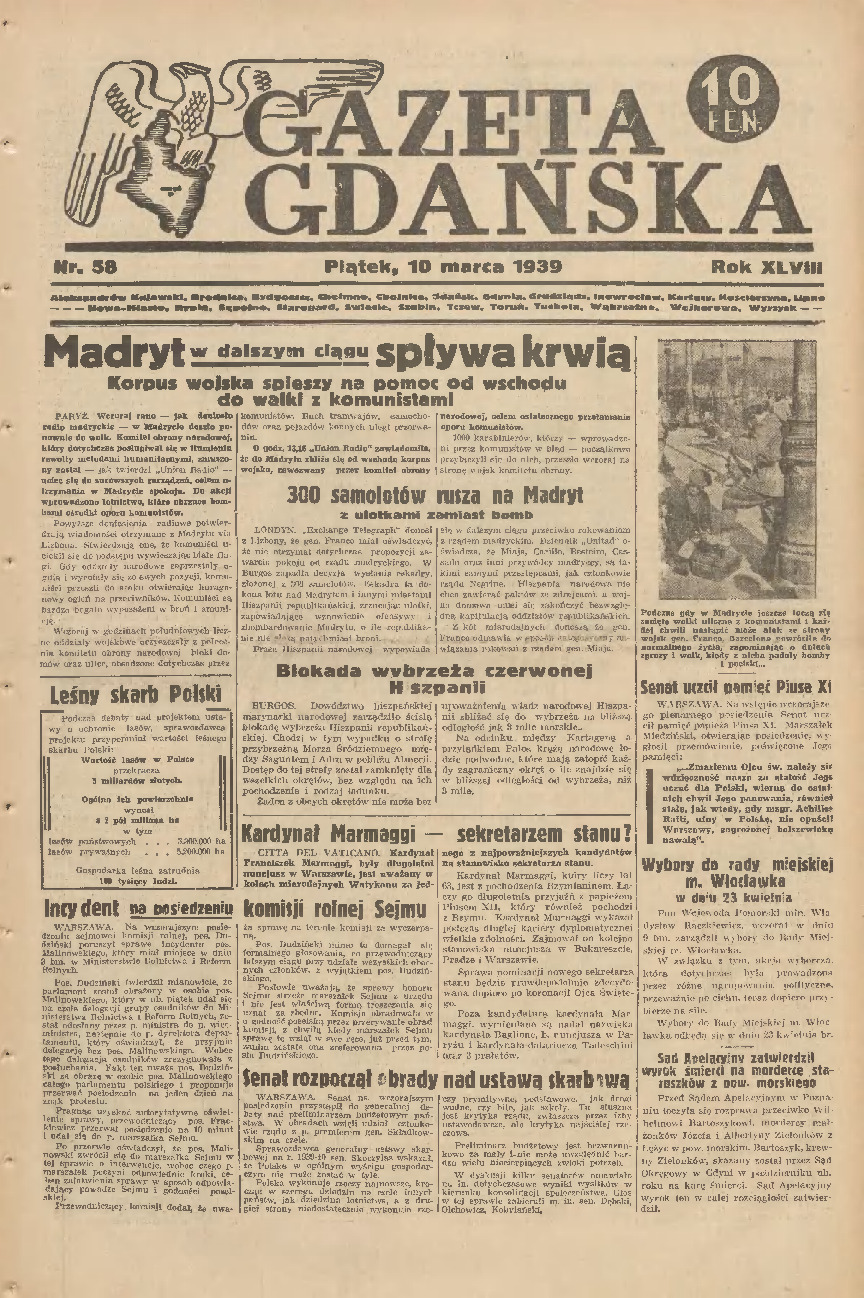 Gazeta Gdańska 1939-58