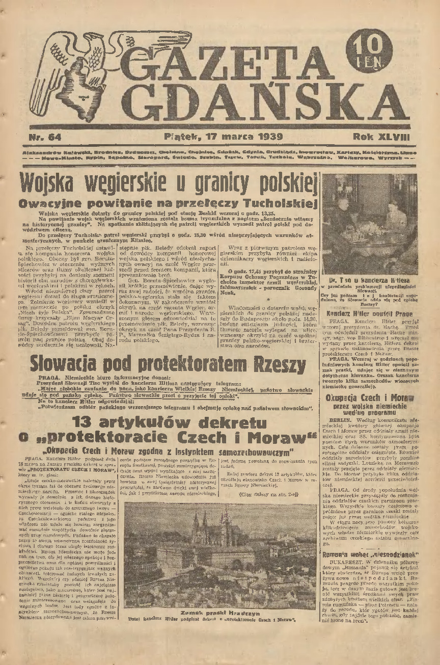Gazeta Gdańska 1939-64