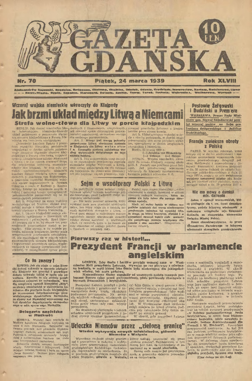 Gazeta Gdańska 1939-70