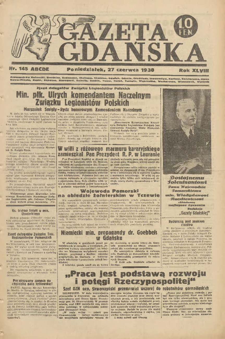 Gazeta Gdańska 1938-145