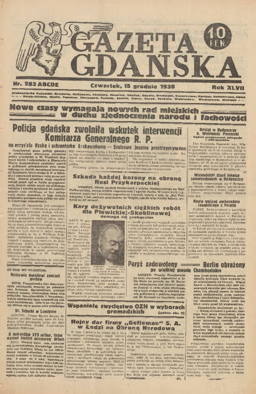 Gazeta Gdańska 1938-283